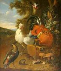 Landscape With Birds by Melchior de Hondecoeter
