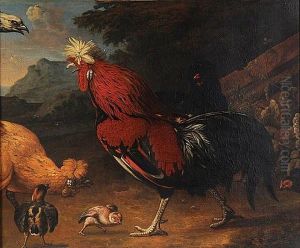 Sounding The Alarm by Melchior de Hondecoeter