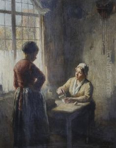 Kitchen Interior by Bernard Johann De Hoog