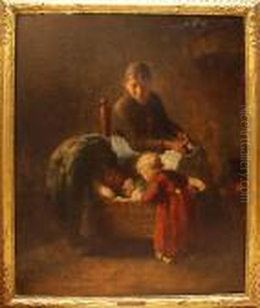 Interior Scene Mother & Children - view 1