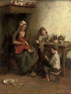 A Frugal Meal by Bernard Johann De Hoog