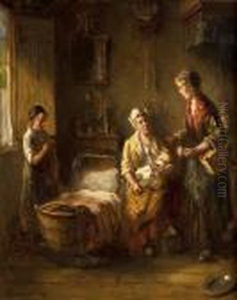 Nursing Mother And Children With Gypsy Girl - view 1