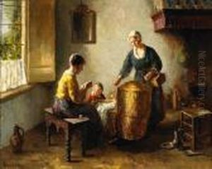 The Friendly Visit by Bernard Johann De Hoog