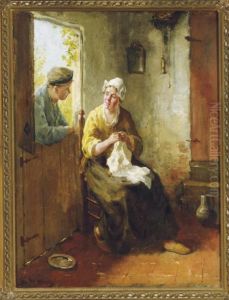 Conversation By The Kitchen Door Conversation By The Kitchen Door