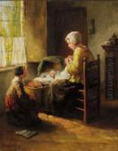 Tending To Baby - view 1