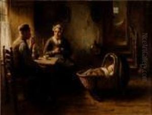 Le Repas Des Paysans by Bernard Johann De Hoog