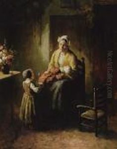 Domestic Bliss by Bernard Johann De Hoog