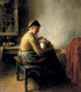 The Bliss Of Motherhood by Bernard Johann De Hoog