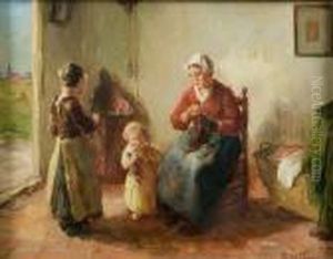 The Young Visitor by Bernard Johann De Hoog