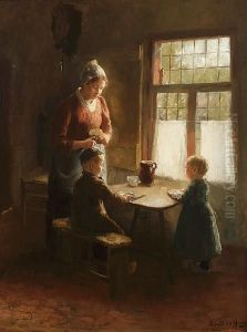 Tea Time by Bernard Johann De Hoog