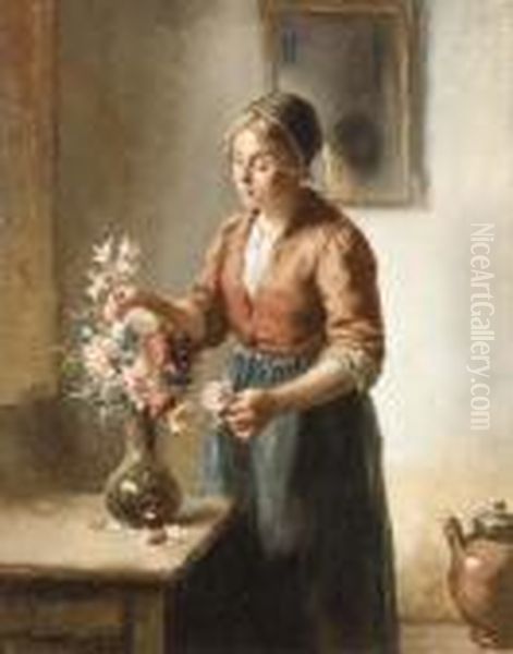 Arranging Flowers - view 1