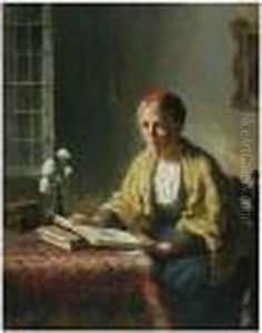 Contemplation by Bernard Johann De Hoog