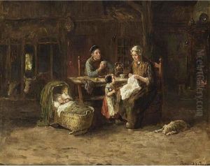 Tea Time by Bernard Johann De Hoog