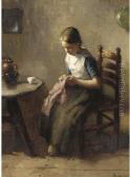 The Young Seamstress - view 1