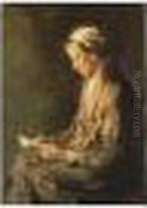 A Woman Reading by Bernard Johann De Hoog