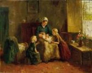 Domestic Bliss by Bernard Johann De Hoog