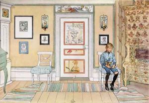 In the punishment corner by Carl Larsson