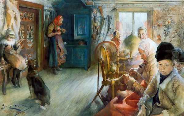 Rural interior in winter - view 1