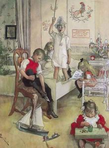 Christmas Morning by Carl Larsson