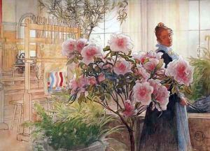 Azalea by Carl Larsson