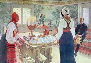 En Bergman Stuga by Carl Larsson