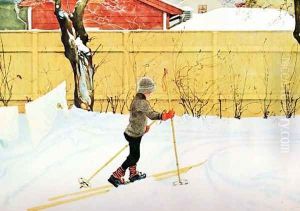 The Falun Yard by Carl Larsson
