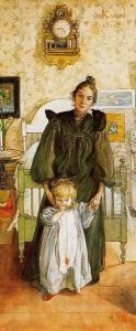 Karin and Kersti by Carl Larsson