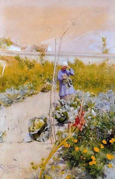 In the garden - view 1