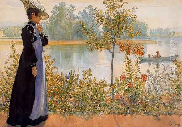 Late Summer, Karin By The Shore - view 1