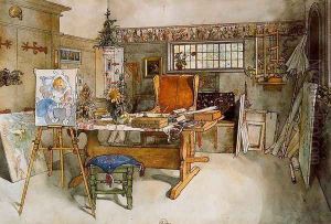 The Study 2 by Carl Larsson