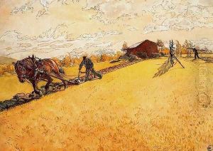 Plowing by Carl Larsson