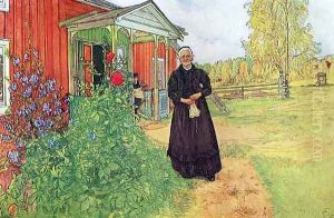 Father And Mother by Carl Larsson