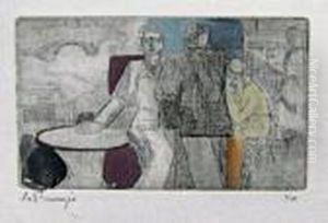 Conversation Amicale by Roger de La Fresnaye