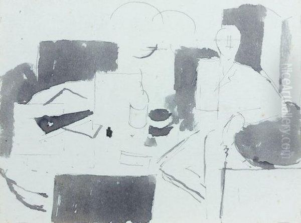 Etude Pour L'homme Assis - view 1