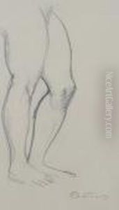 Etude De Jambes Masculines by Roger de La Fresnaye