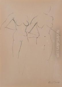 Croquis De Femme by Roger de La Fresnaye