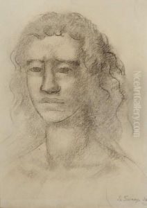 Tete De Femme by Roger de La Fresnaye