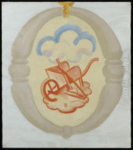 La Brouette (etude Pour La Maison Cubiste D'andre Mare) by Roger de La Fresnaye