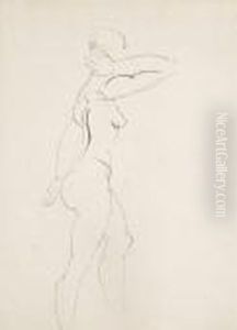 Etude De Nu De Profil by Roger de La Fresnaye