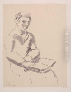 Femme A La Lecture by Roger de La Fresnaye