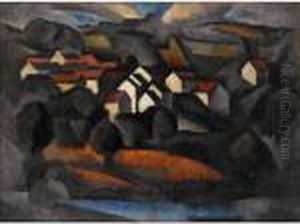 Paysage De La Ferte-sous-jouarre, Version Definitive by Roger de La Fresnaye