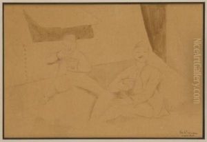 Deux Soldats by Roger de La Fresnaye