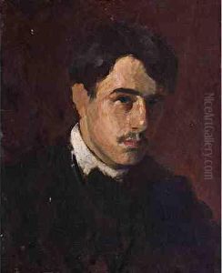 Fresnaye- Portrait De Lartiste Par Lui-meme by Roger de La Fresnaye