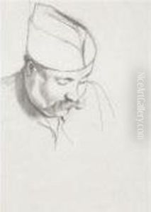Le Chef De Musique Au Bonet De Police by Roger de La Fresnaye