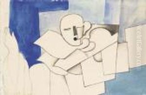 Etude Pour "le Pierrot" by Roger de La Fresnaye