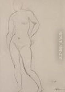 Etude De Nu Debout by Roger de La Fresnaye