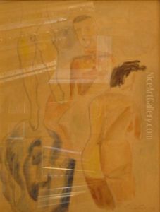 Etude De Nus, Circa 1920-1921 by Roger de La Fresnaye