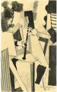 Joueur De Clarinette by Roger de La Fresnaye