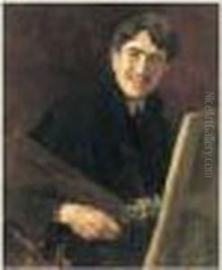 Portrait De L'artiste Souriant, Vers 1905 by Roger de La Fresnaye