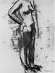 [femme Nue De Profil, Main Droite Sur La Hanche]. by Roger de La Fresnaye